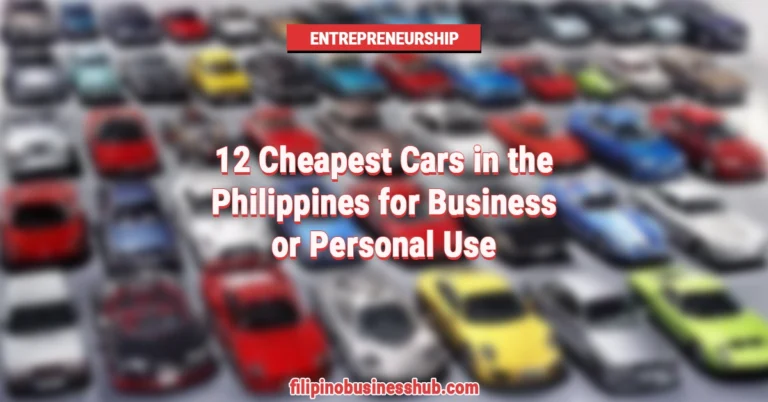12 Cheapest Cars in the Philippines for Business or Personal Use