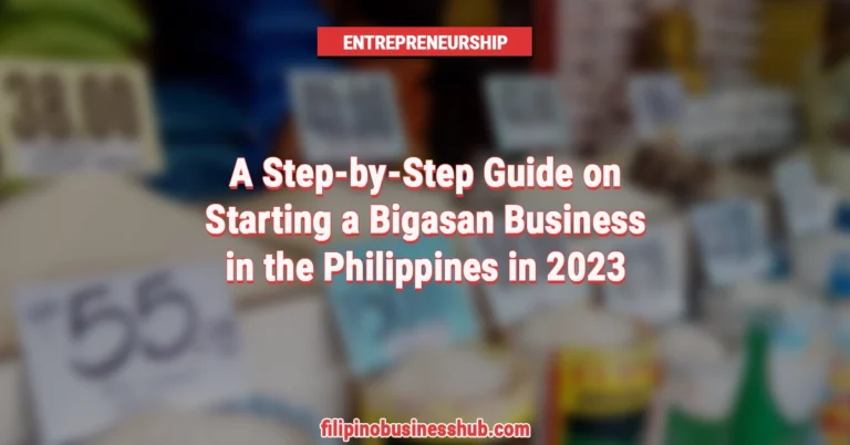 A Step-by-Step Guide on Starting a Bigasan Business in the Philippines in 2023