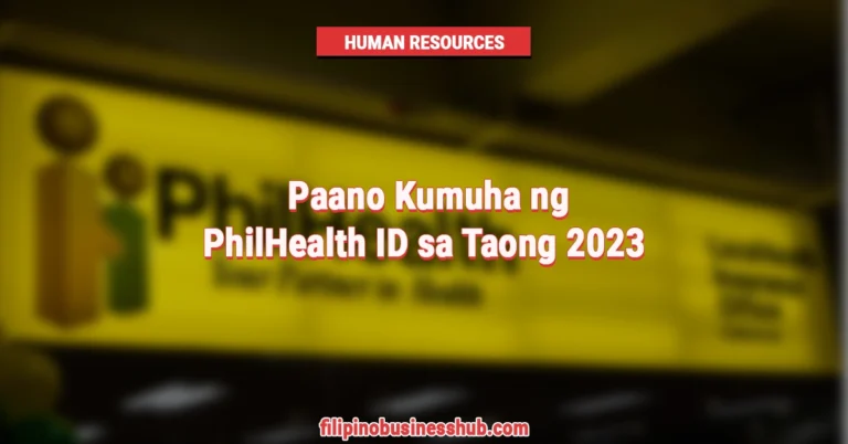 Paano Kumuha ng PhilHealth ID sa Taong 2023