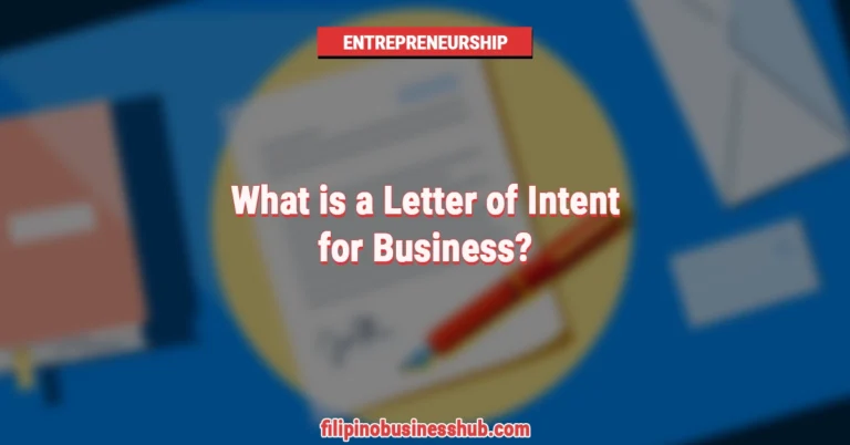 What is a Letter of Intent for Business?