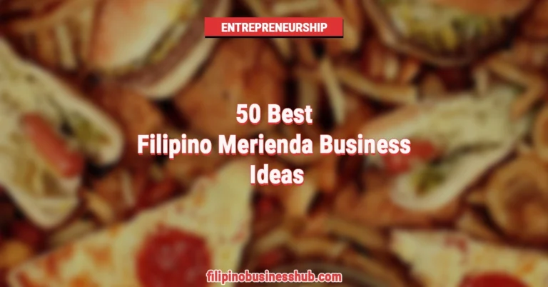 50 Best Filipino Merienda Business Ideas