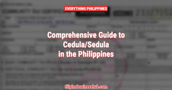 Comprehensive Guide to Cedula/Sedula in the Philippines
