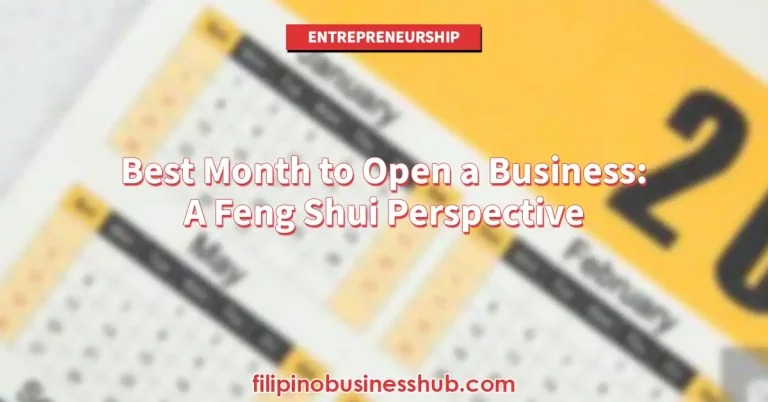 Best Month to Open a Business Feng Shui