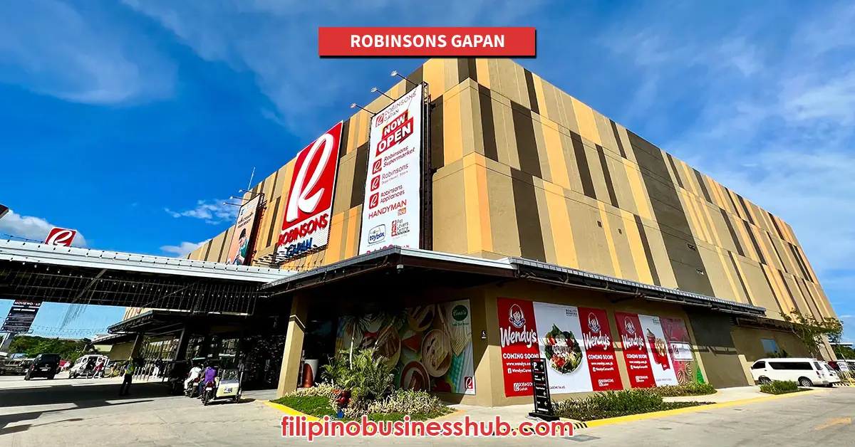 Robinsons (Gapan) Opening Hours and Closing Hours