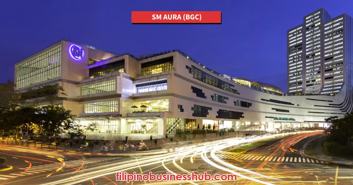 SM Aura (BGC) Opening Hours and Closing Hours