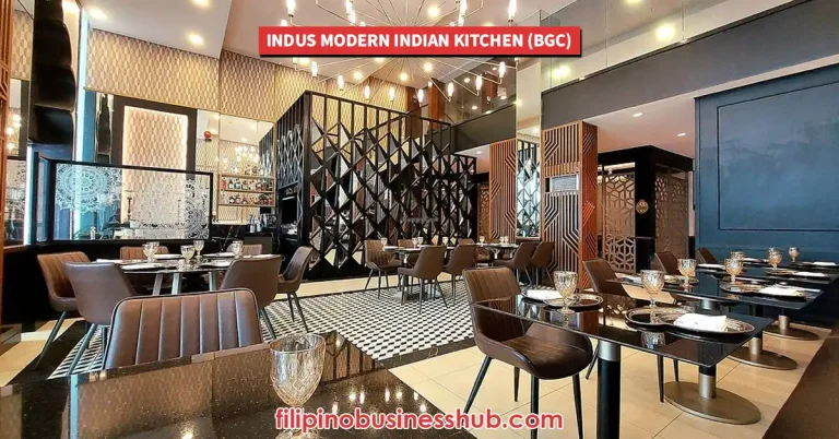 Indus Modern Indian Kitchen (BGC) Opening Hours and Closing Hours