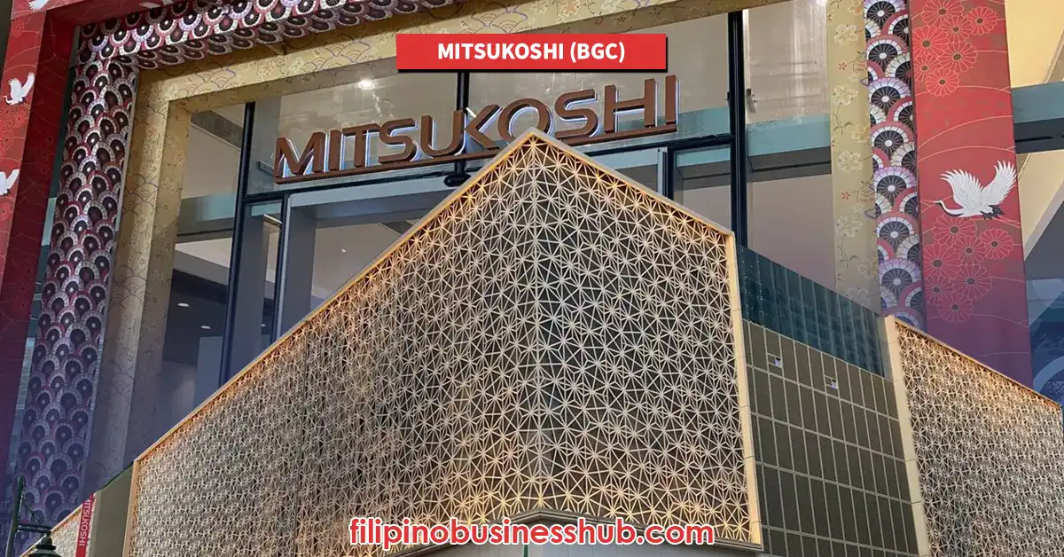 Mitsukoshi (BGC) Opening Hours and Closing Hours