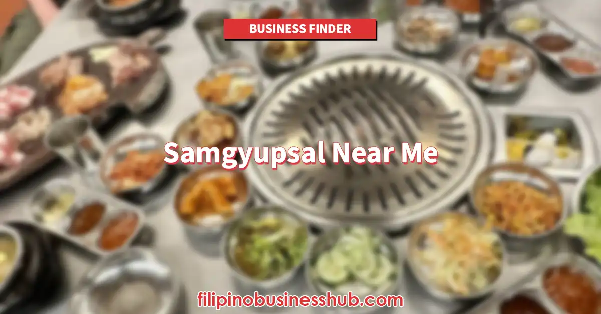 Business Finder: Samgyupsal Near Me