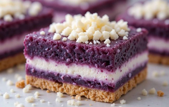 Ube Cheese Graham Bar