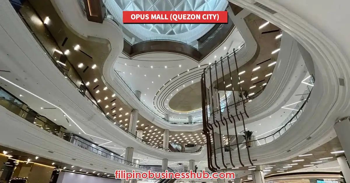 Opus Mall (Quezon City) Opening Hours and Closing Hours