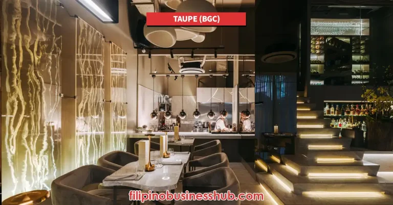 Taupe (BGC) Opening Hours and Closing Hours