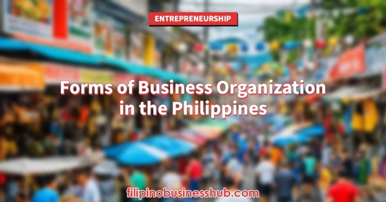 Forms of Business Organization in the Philippines new