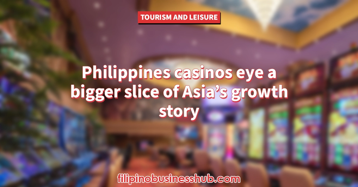 Philippines casinos eye a bigger slice of Asia’s growth story
