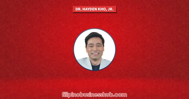 Dr. Hayden Kho, Jr. Business and Family Business