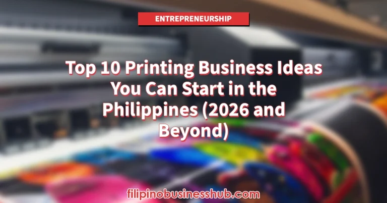 Top 10 Printing Business Ideas You Can Start in the Philippines