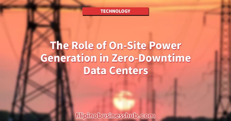 The Role of On-Site Power Generation in Zero-Downtime Data Centers