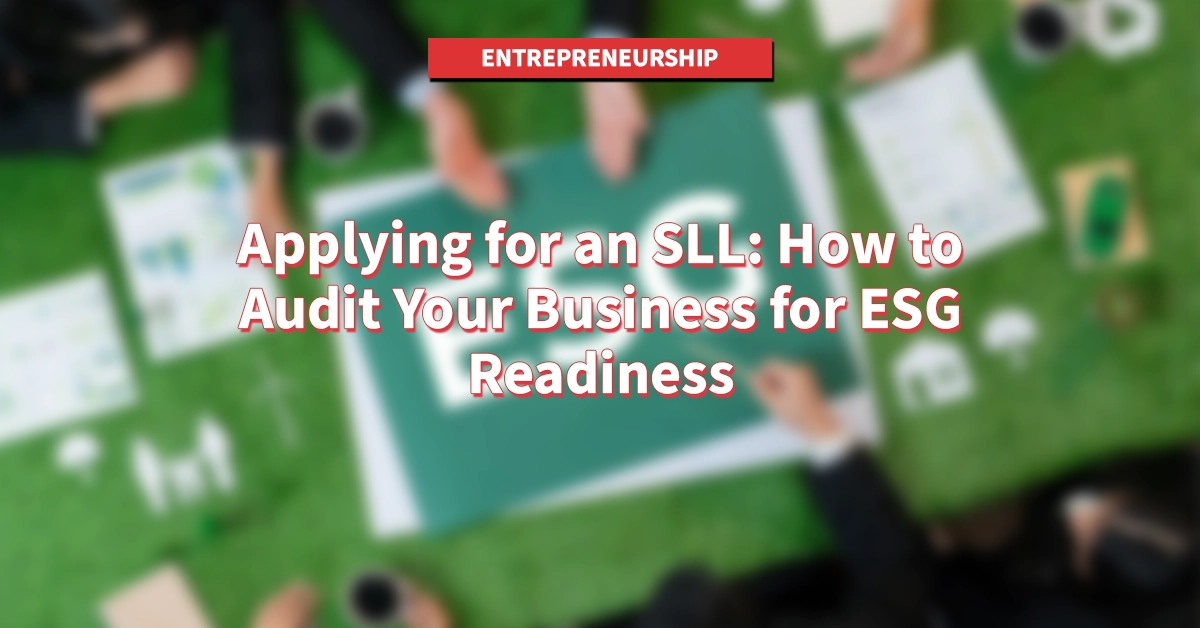 Applying for an SLL: How to Audit Your Business for ESG Readiness