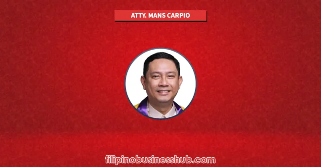 Atty. Mans Carpio Business and Family Business