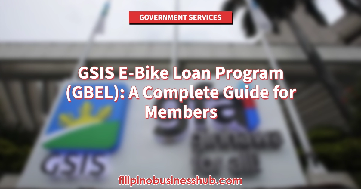 GSIS E-Bike Loan Program (GBEL): A Complete Guide for Members