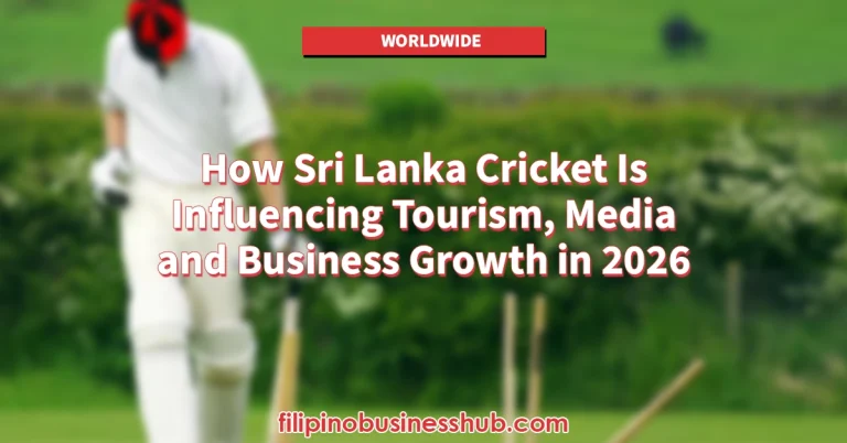 How Sri Lanka Cricket Is Influencing Tourism, Media and Business Growth in 2026