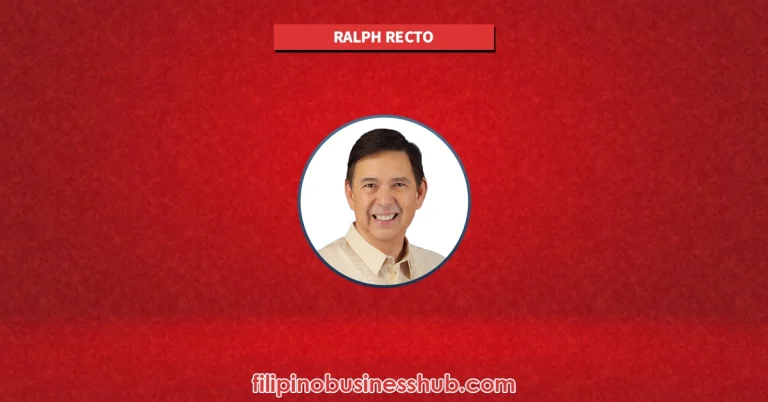 Ralph Recto Business and Family Business