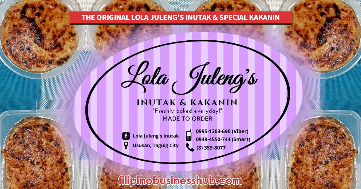 The Original Lola Juleng’s Inutak & Special Kakanin (Taguig) Opening Hours and Closing Hours