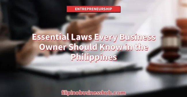 Essential Laws Every Business Owner Should Know in the Philippines