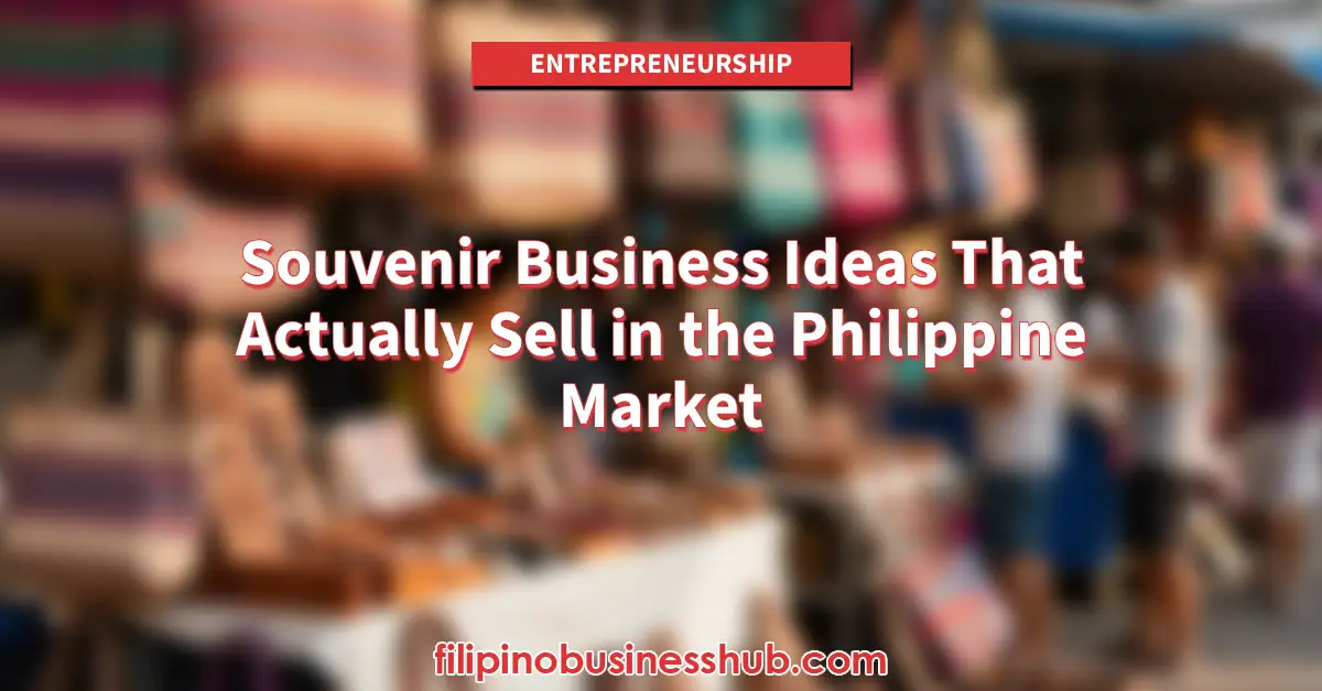 Souvenir Business Ideas That Actually Sell in the Philippine Market