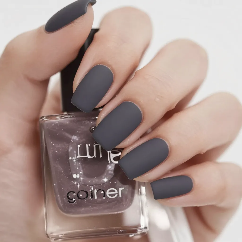 17. Matte Finish Nails