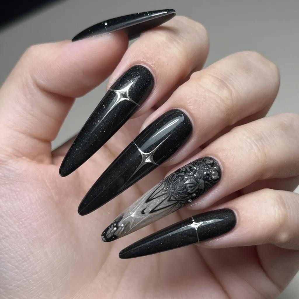 20. Stiletto Nail Extensions