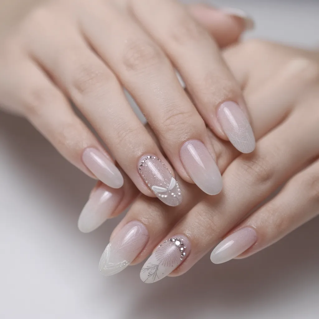 21. Bridal Nail Extensions