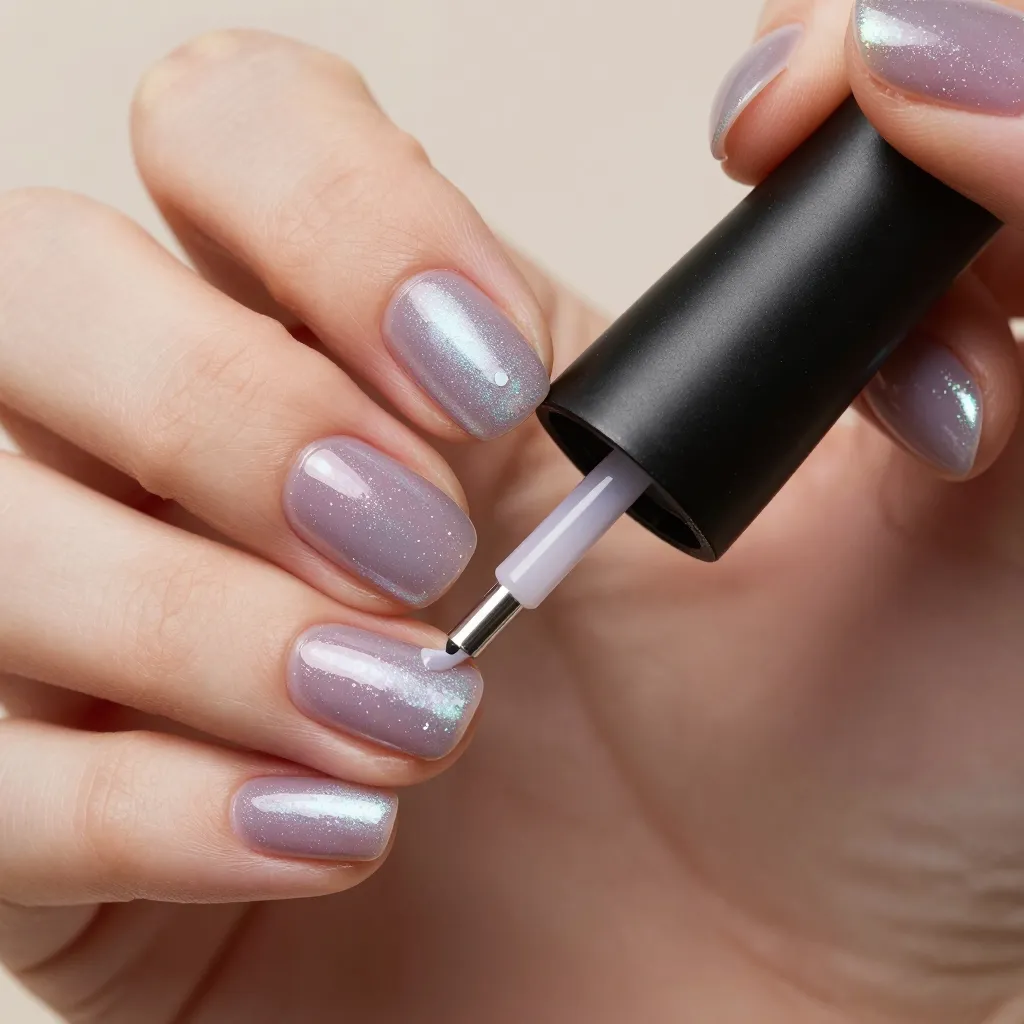 6. Cat Eye Nail Extensions