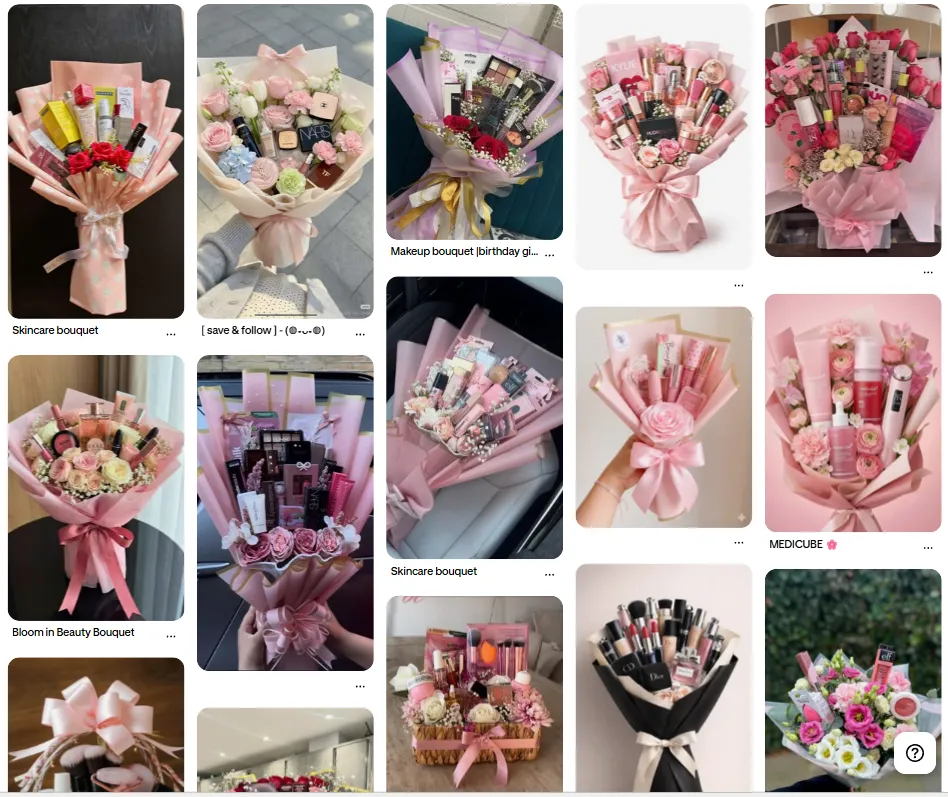 Beauty Products Bouquet