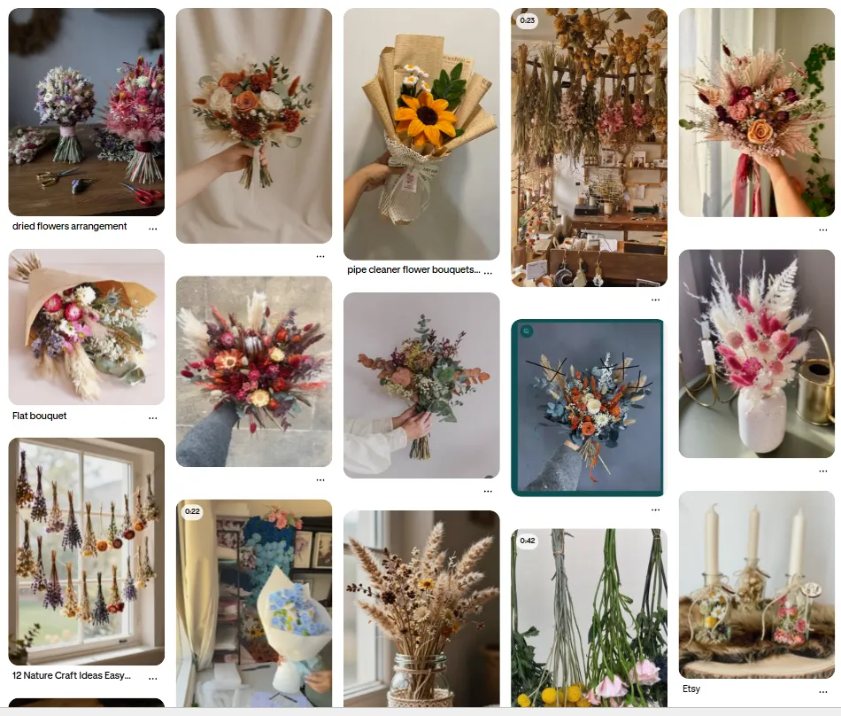 Dried Flowers Bouquet