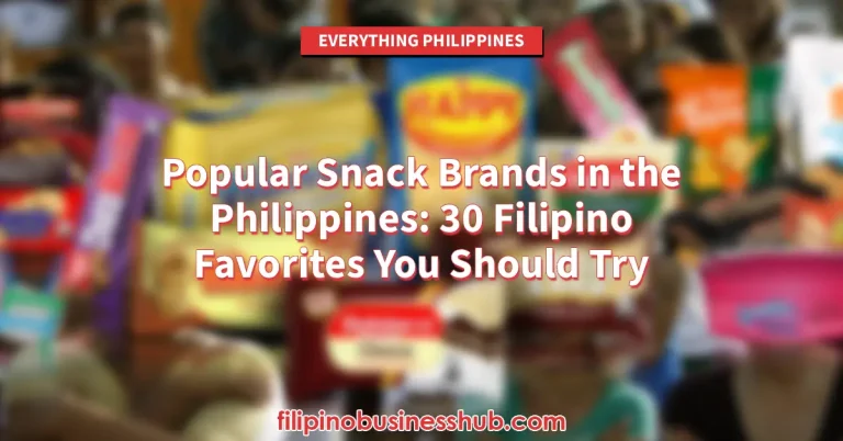 Popular Snack Brands in the Philippines: 30 Filipino Favorites You Should Try