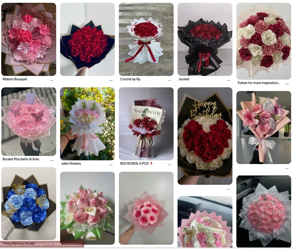 Satin Ribbon Bouquet