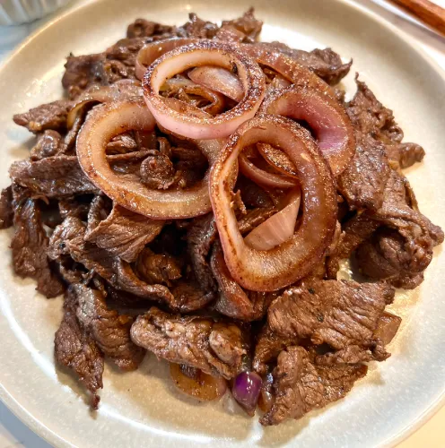 Beef Steak (Bistek Tagalog)