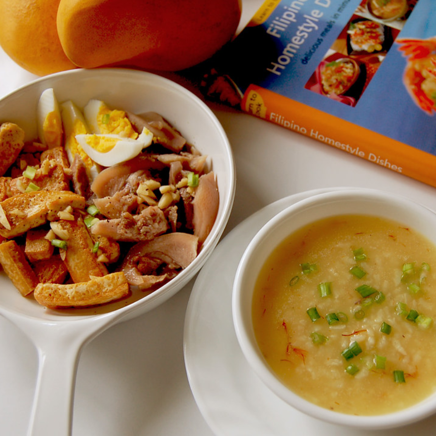 Lugaw with Tokwa't Baboy
